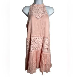 Gianni Bini dress size small light pink coral‎ rayon summer dress 🩷🩷